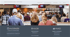 Desktop Screenshot of frikirkenranders.dk
